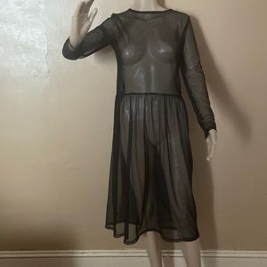 Sheer overlay Dress